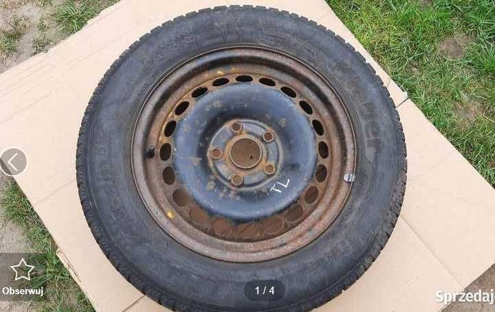 5x112 koło zapasowe Audi 195/65 R15 dojazdowe et37