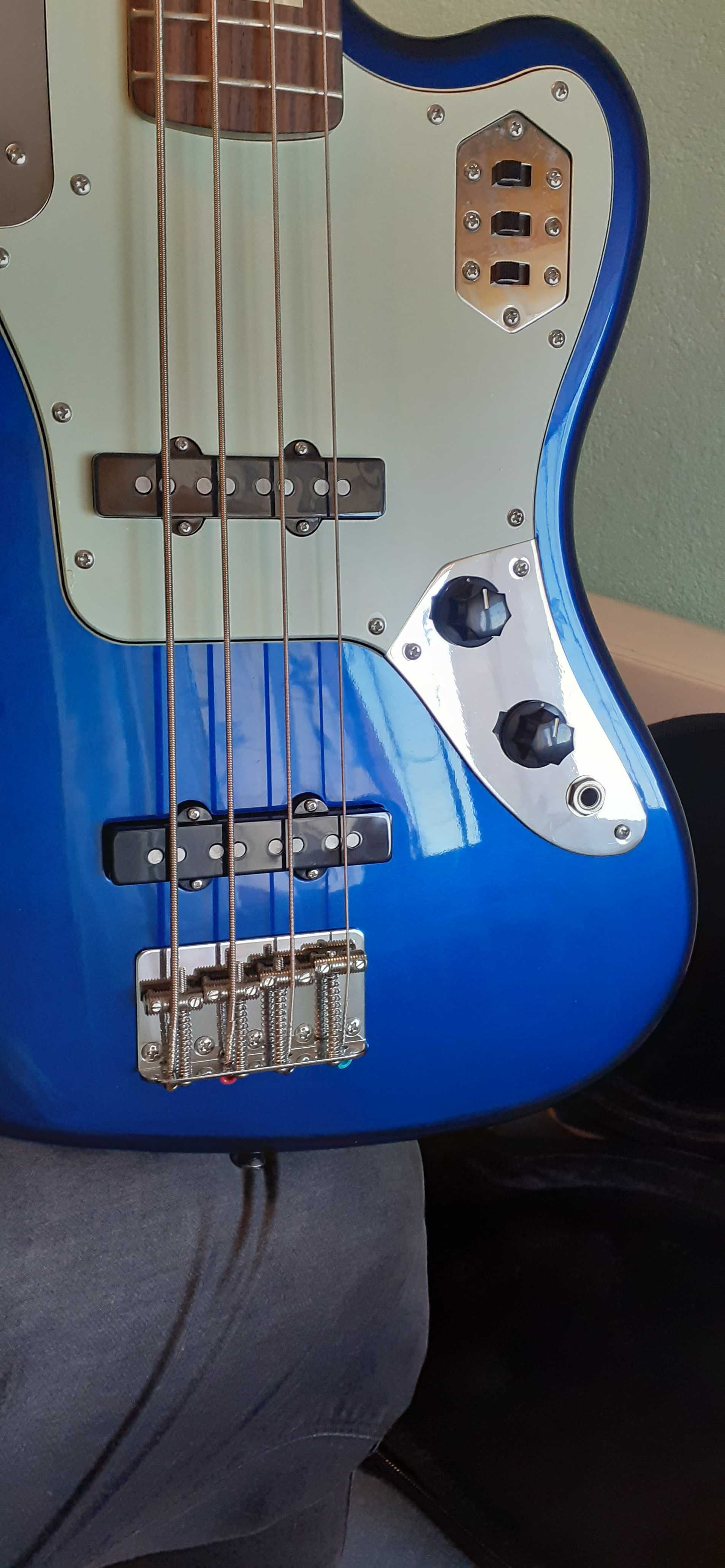 Fender Jaguar Bass Made in Japan Custom Cobalt Blue - nowy NOS