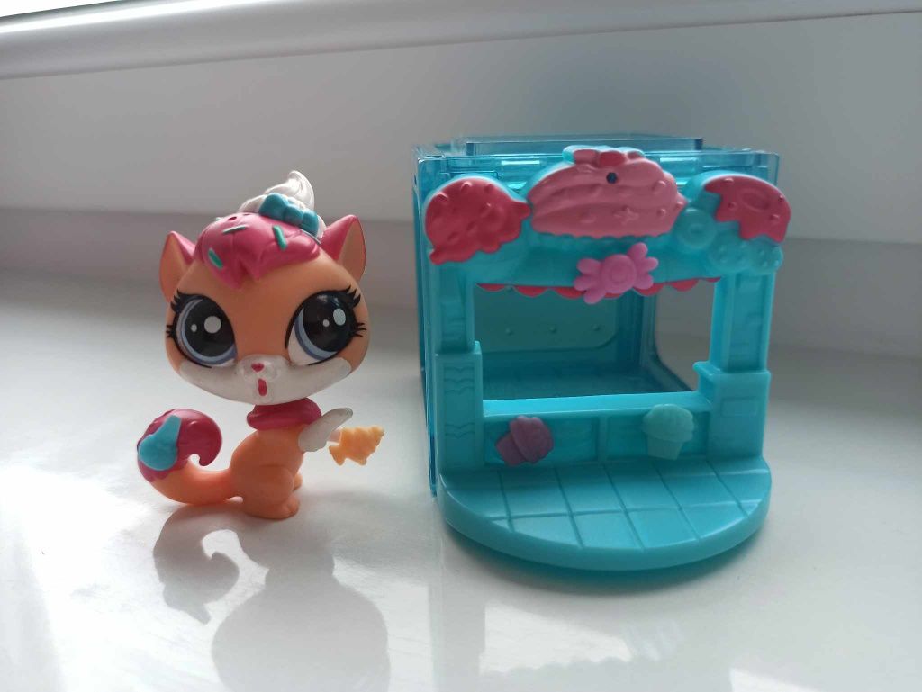 Littlest pet shop LPS kotek z domkiem