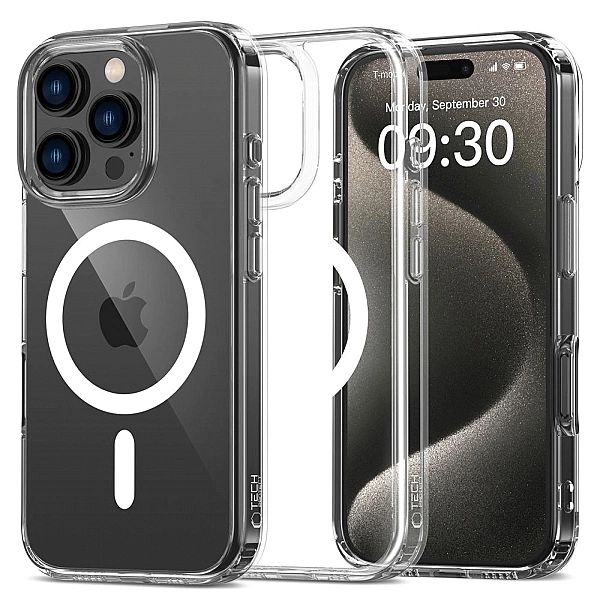 Etui Tech-Protect FlexAir Hybrid MagSafe na iPhone 16 Pro Max - przezr