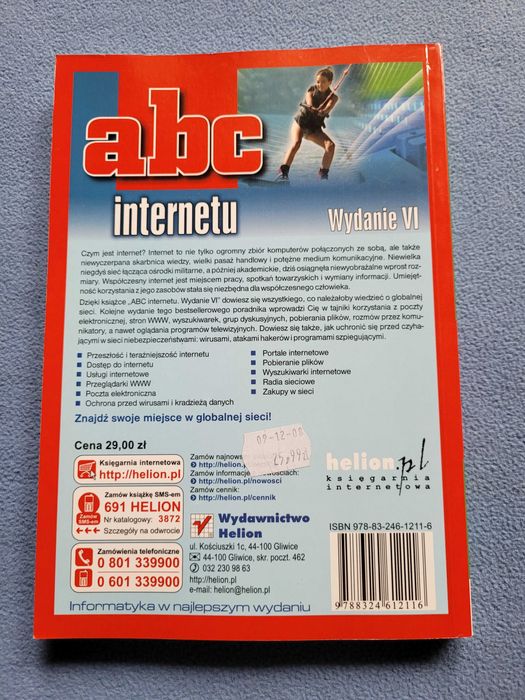 Książka ABC INTERNETU Krzysztof Pikoń Helion podręcznik informatyka