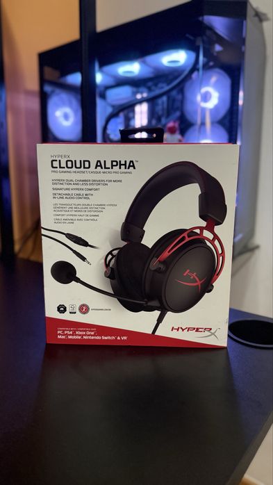 Vendo HeadSet HyperX Cloud Alpha [NOVO]