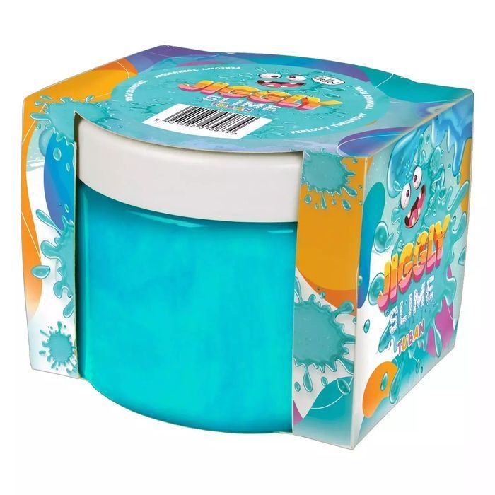 Jiggly Slime 500 g turkusowy perłowy. Tuban