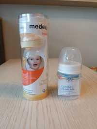 Butelka Medela Calma 150ml + butelka antykolkowa Canpol Babies 120ml