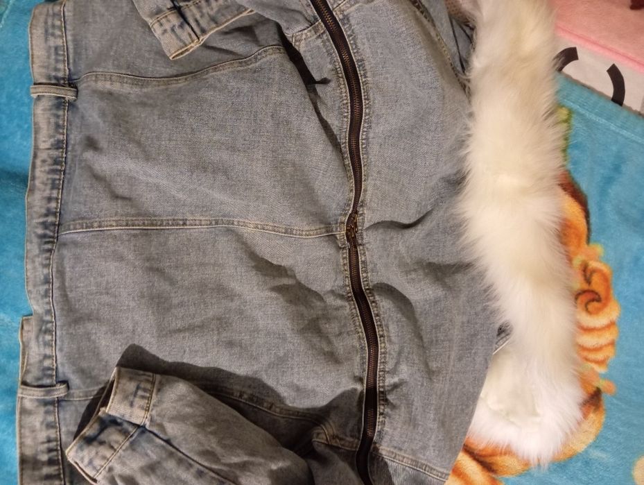 Женская джинсовая куртка два в одном