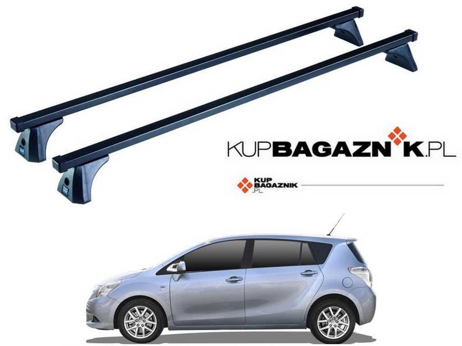 Bagażnik Dachowy Toyota VERSO 2009 do 2018 bazowy belki bez relingów