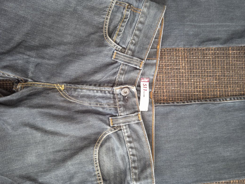 Джинсы Levis Slim   w34, l32 ,original.