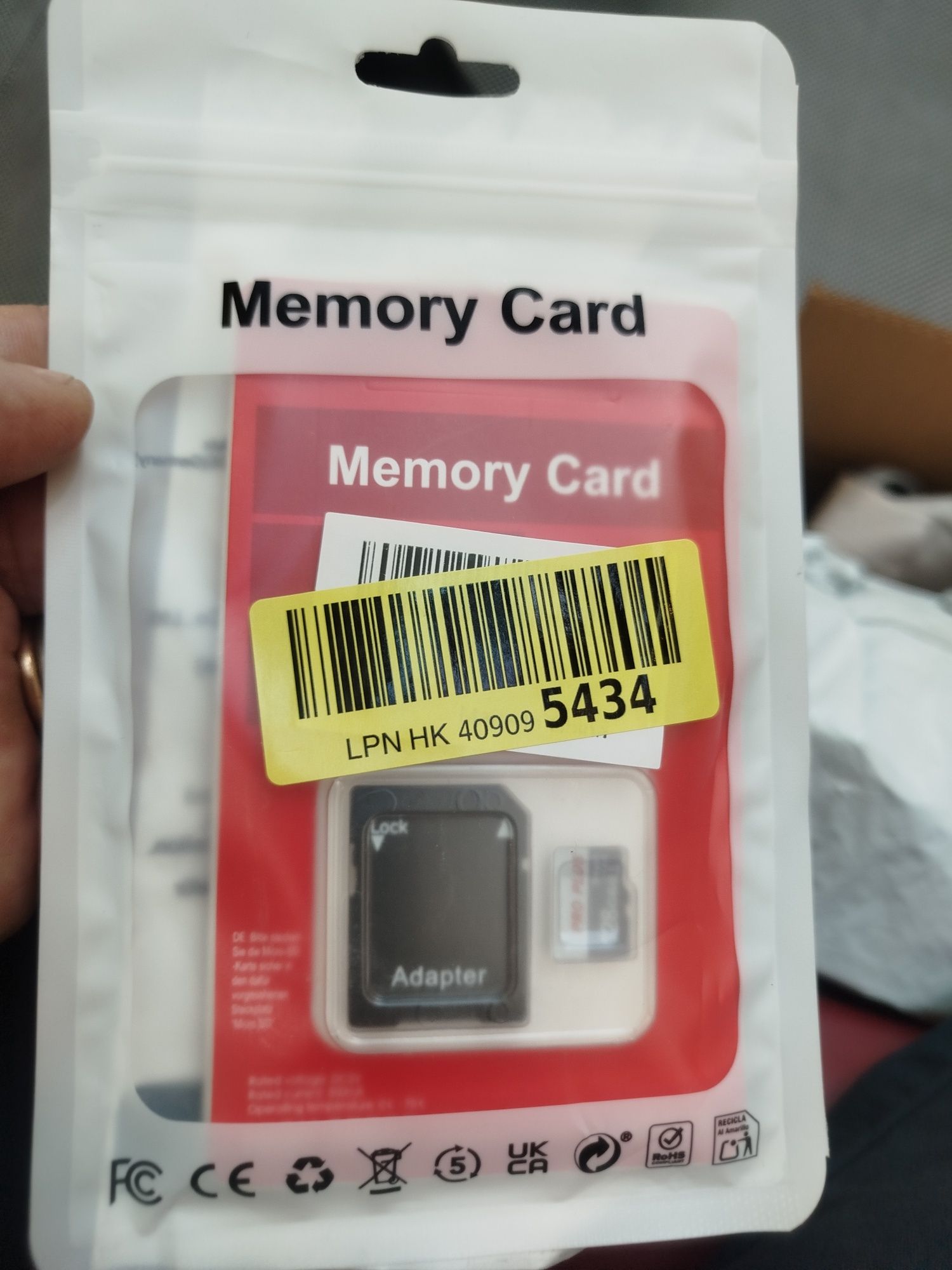 Cartão memória 128 GB