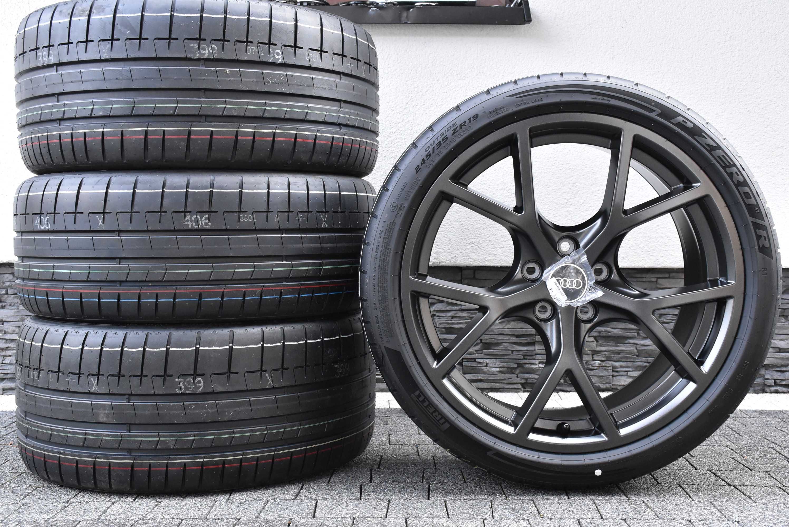 Nowe koła OEM Audi RS3 8Y0 19" NOWE Pirelli R1 dot2025 oryginał
