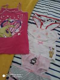 7 pares cuecas menina 2-4 anos (oferta Top)