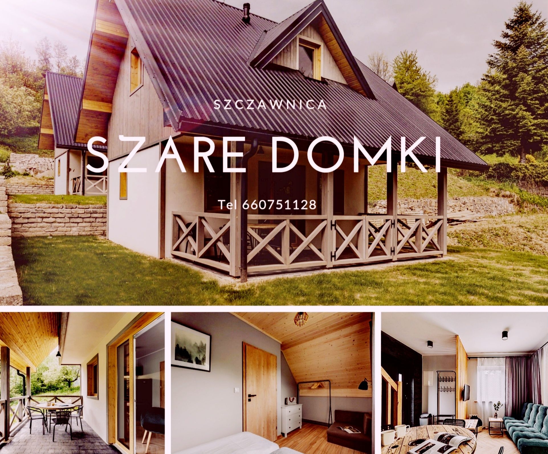 Wynajem SZARE DOMKI Szczawnica