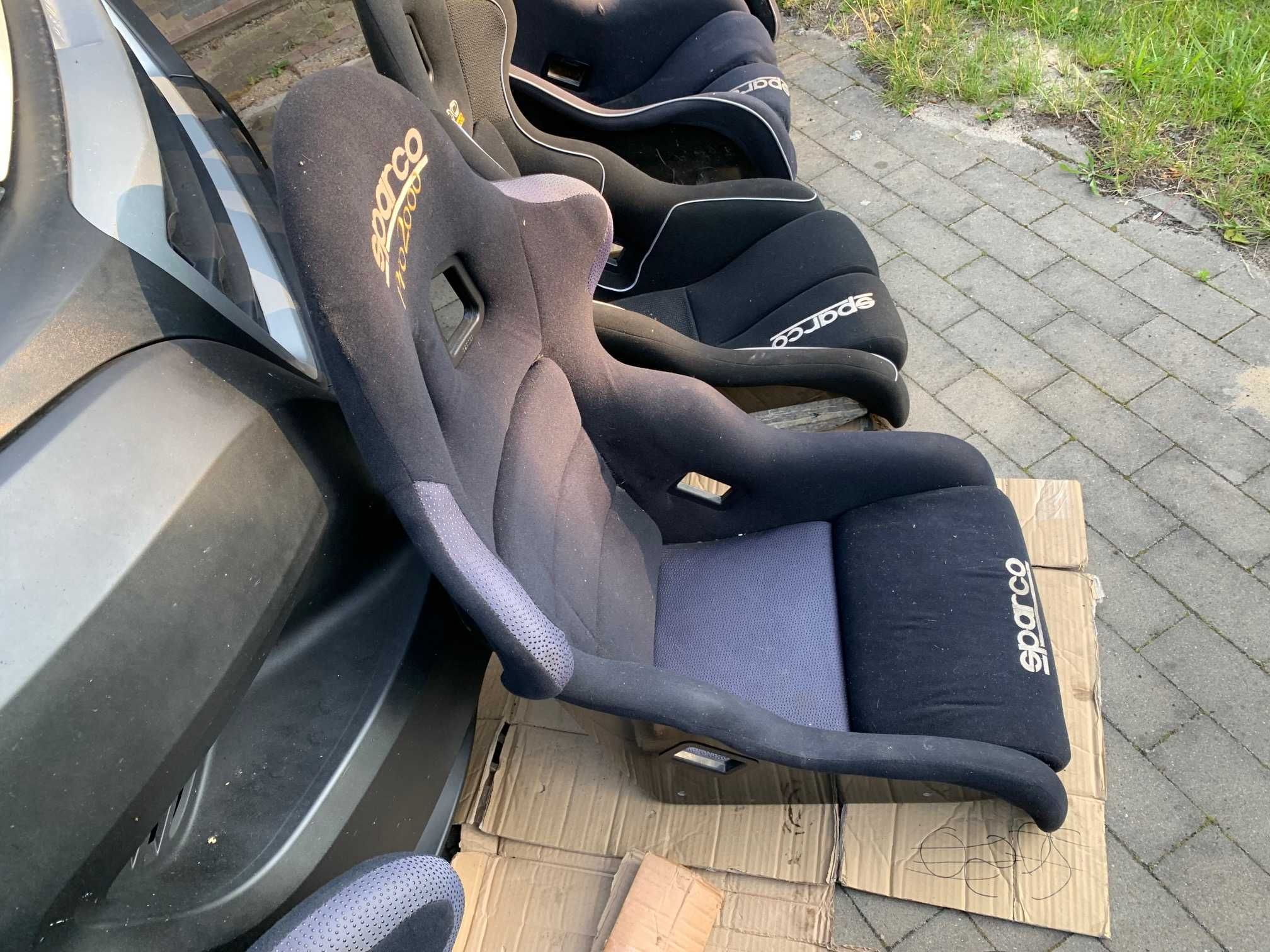 2X fotel kubełkowy SPARCO PRO2000 time atac kjs drift rajdy recaro omp