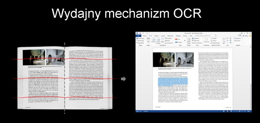 Profesjonalny skaner do książek, format A3, A4, Czur ET 18 Pro z WiFi