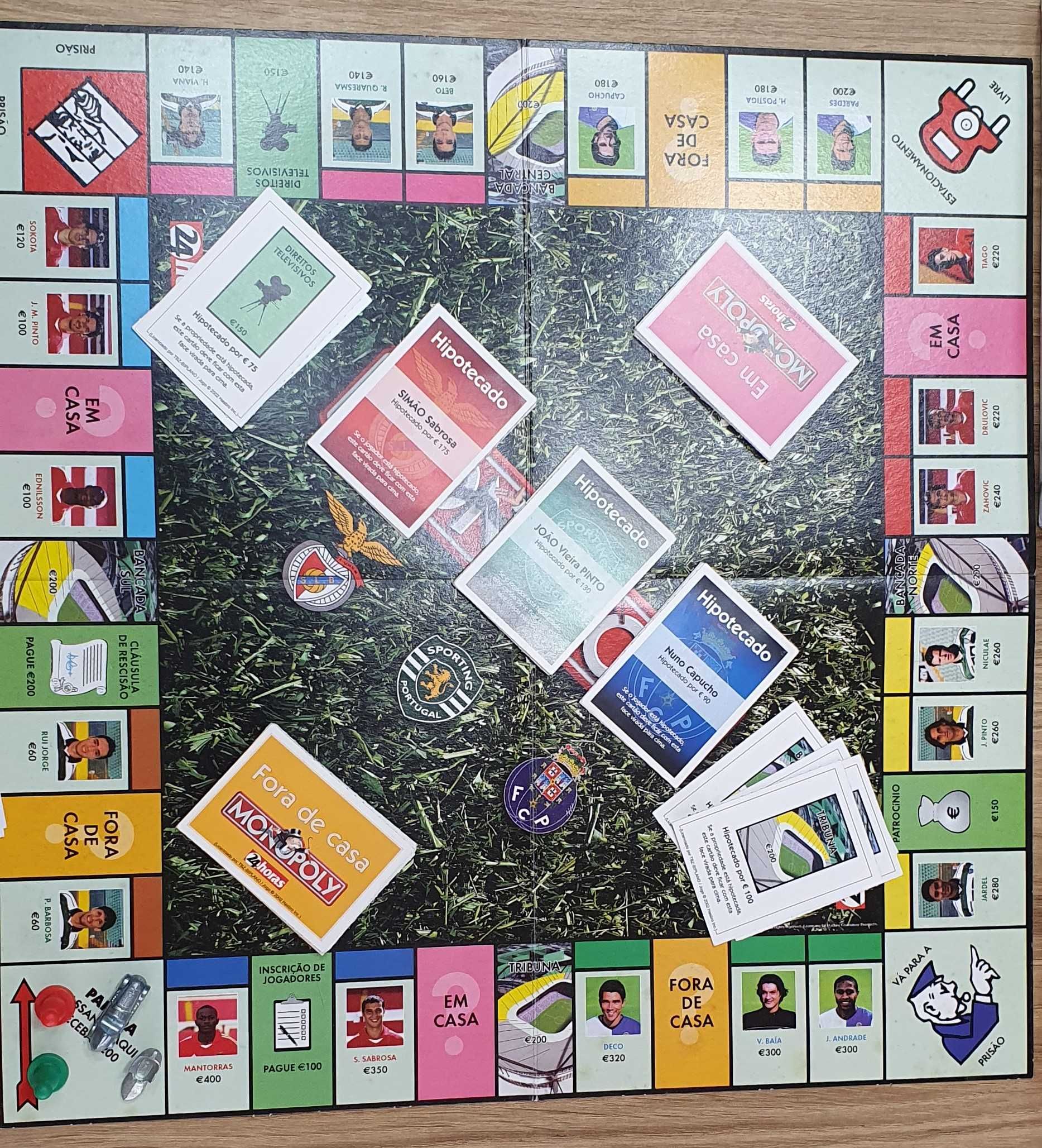 Jogo Monopoly Edição Futebol 2002