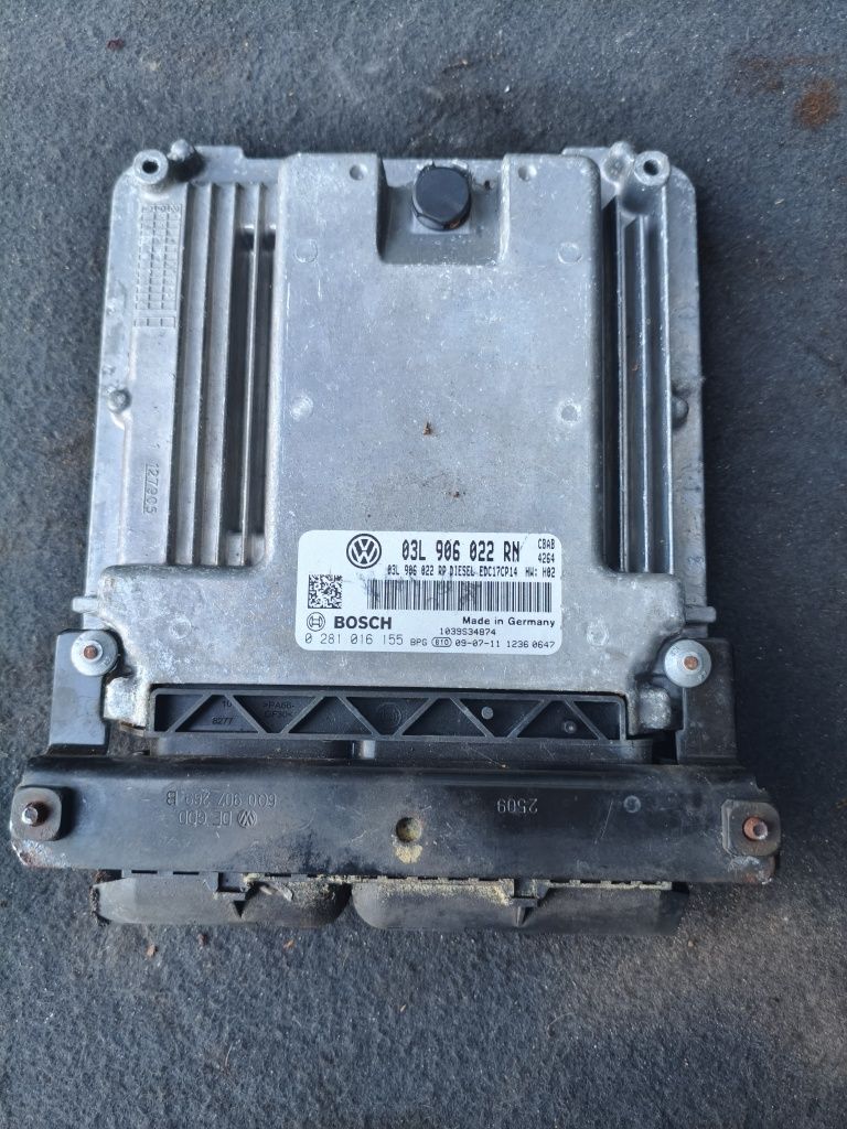 Komputer sterownik moduł silnika VW 2,0 TDI CR CBA B 03L.906.022 RN