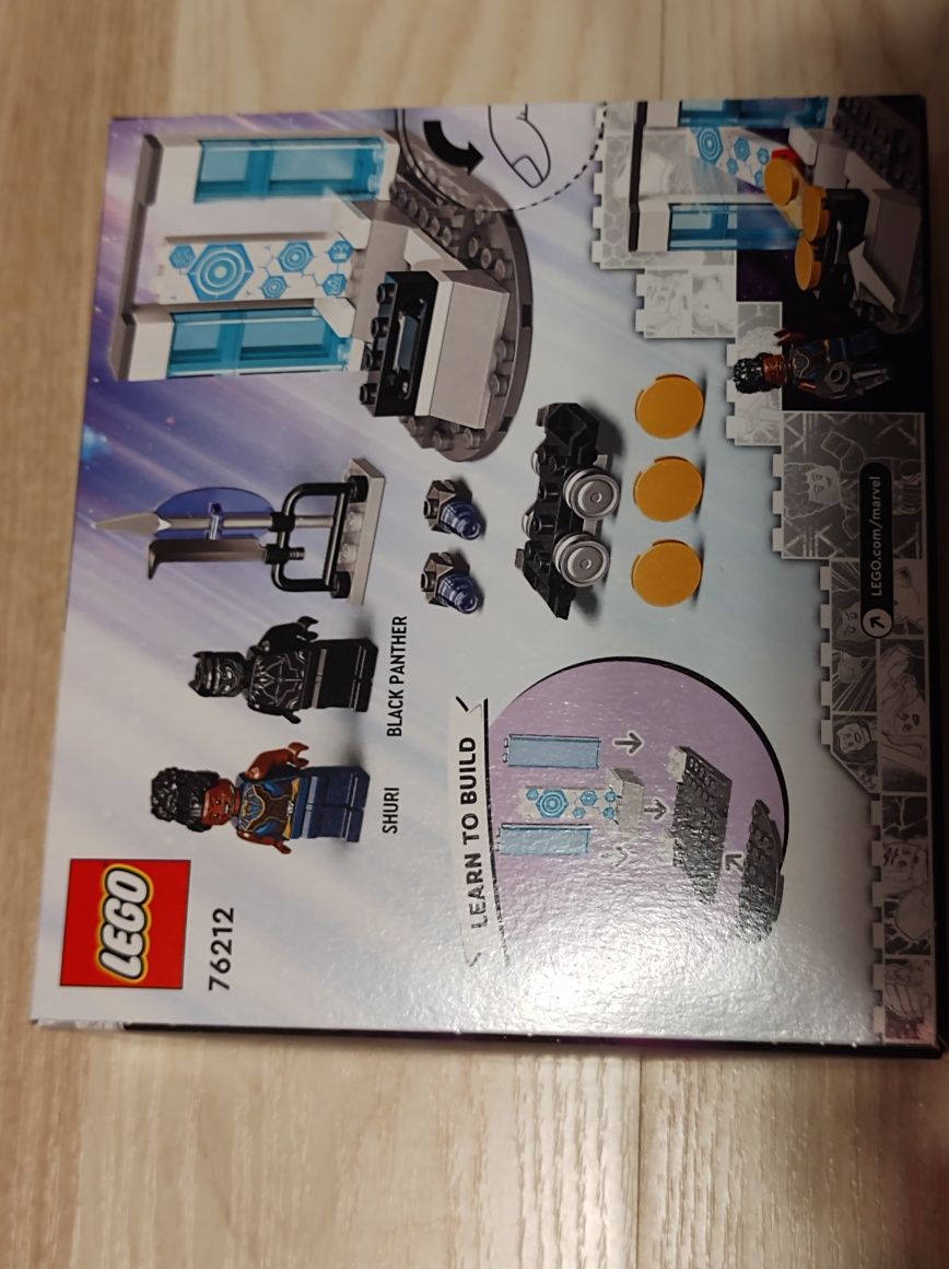 Nowe LEGO 76212 Marvel Black Panther Laboratorium Shuri