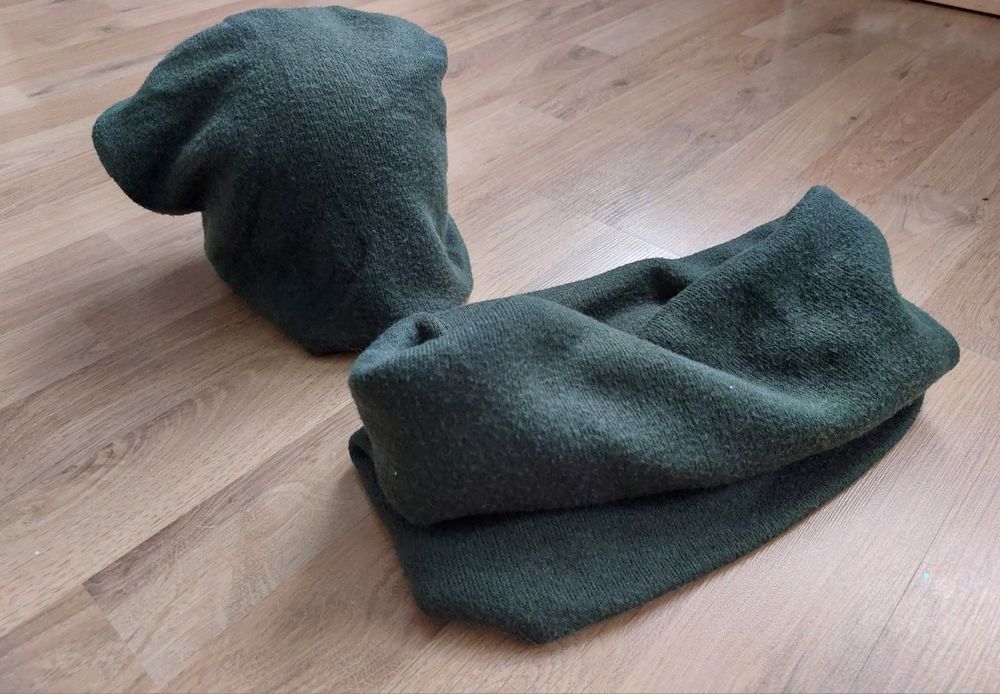 Komplet czapka i komin