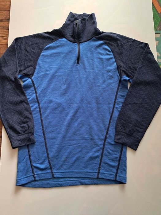Koszulka termiczna Devold merino wool, half zip r. 14 lat
