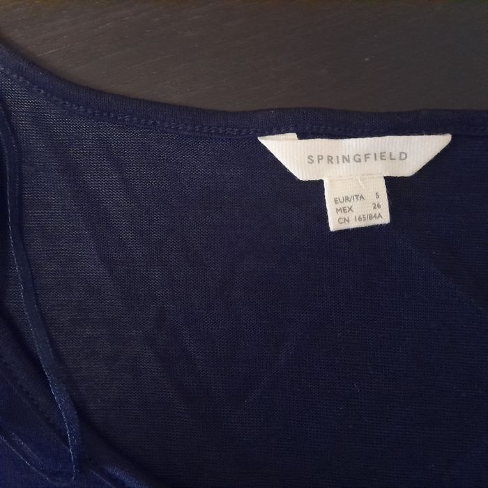 Camisola Springfield nova sem etiqueta, azul marinho.
