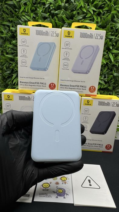 Стильний павербанк Базеус 10000 mAh 20w ultra slim powerbank Baseus