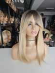 Tupet topper słoneczny blond z refleksami Wiola jak naturalne włosy