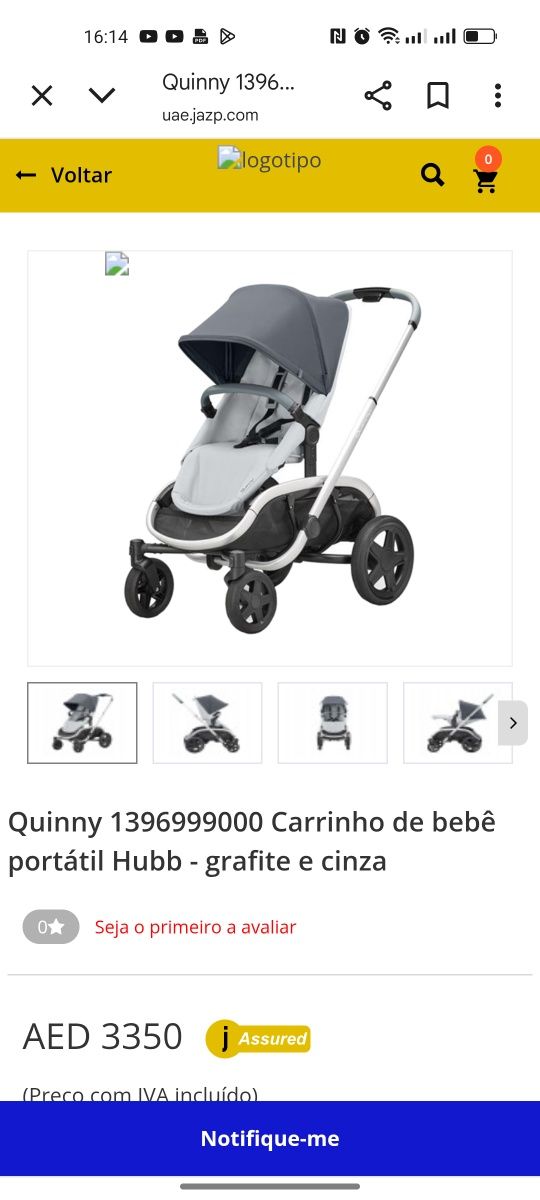 Carrinho de bebê Quinny Buzzy