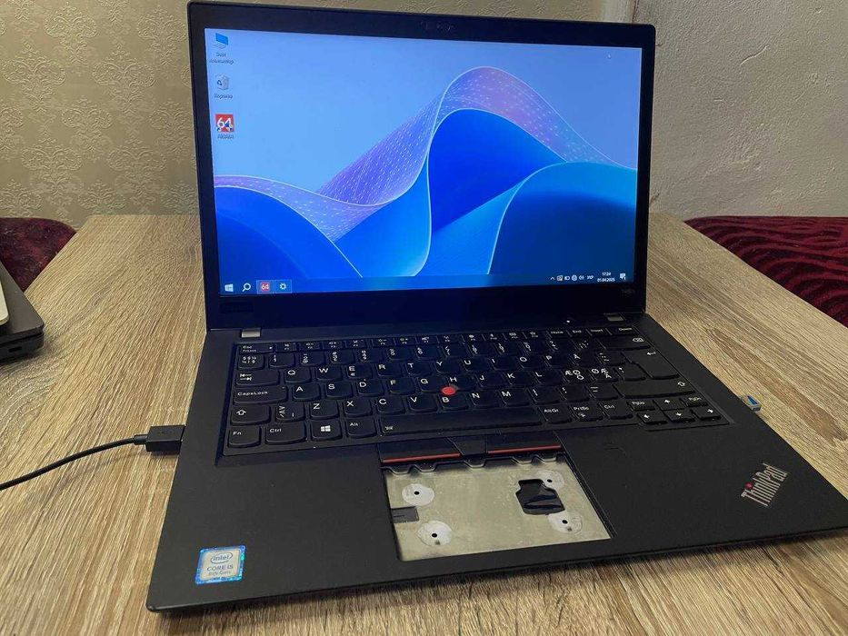 Ноутбук Lenovo ThinkPad T480s → i5-8250U → 8GB → 256GB SSD → FHD