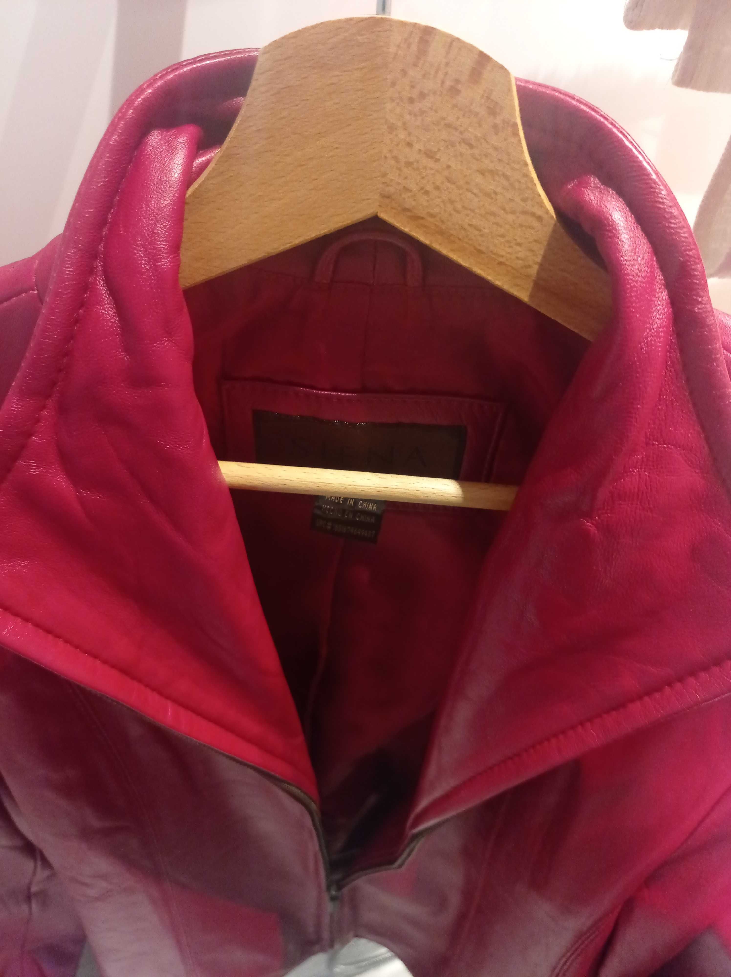 Lamb Leather Jacket Like New /  Pele Genuine Casaco Mulher