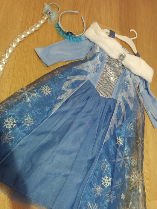 Strój Elsy na bal przebierańców dla dziewczynki