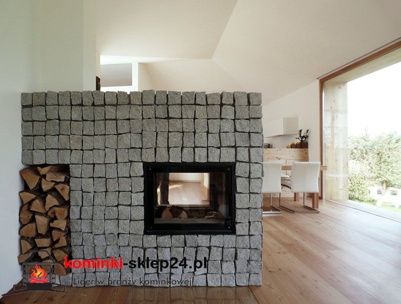kominek + montaż HIT CENOWY wkład kominkowy 8 kw NOWOCZESNY - KRATKI