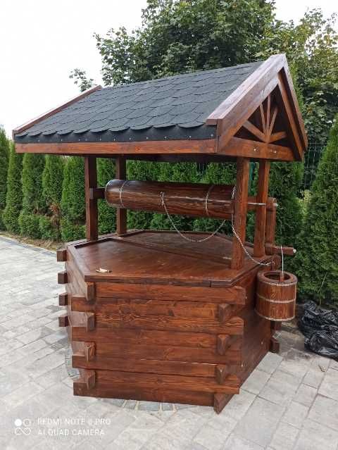 Studnia ogrodowa drewniana ! Zapraszam przed sezonem letnim :)