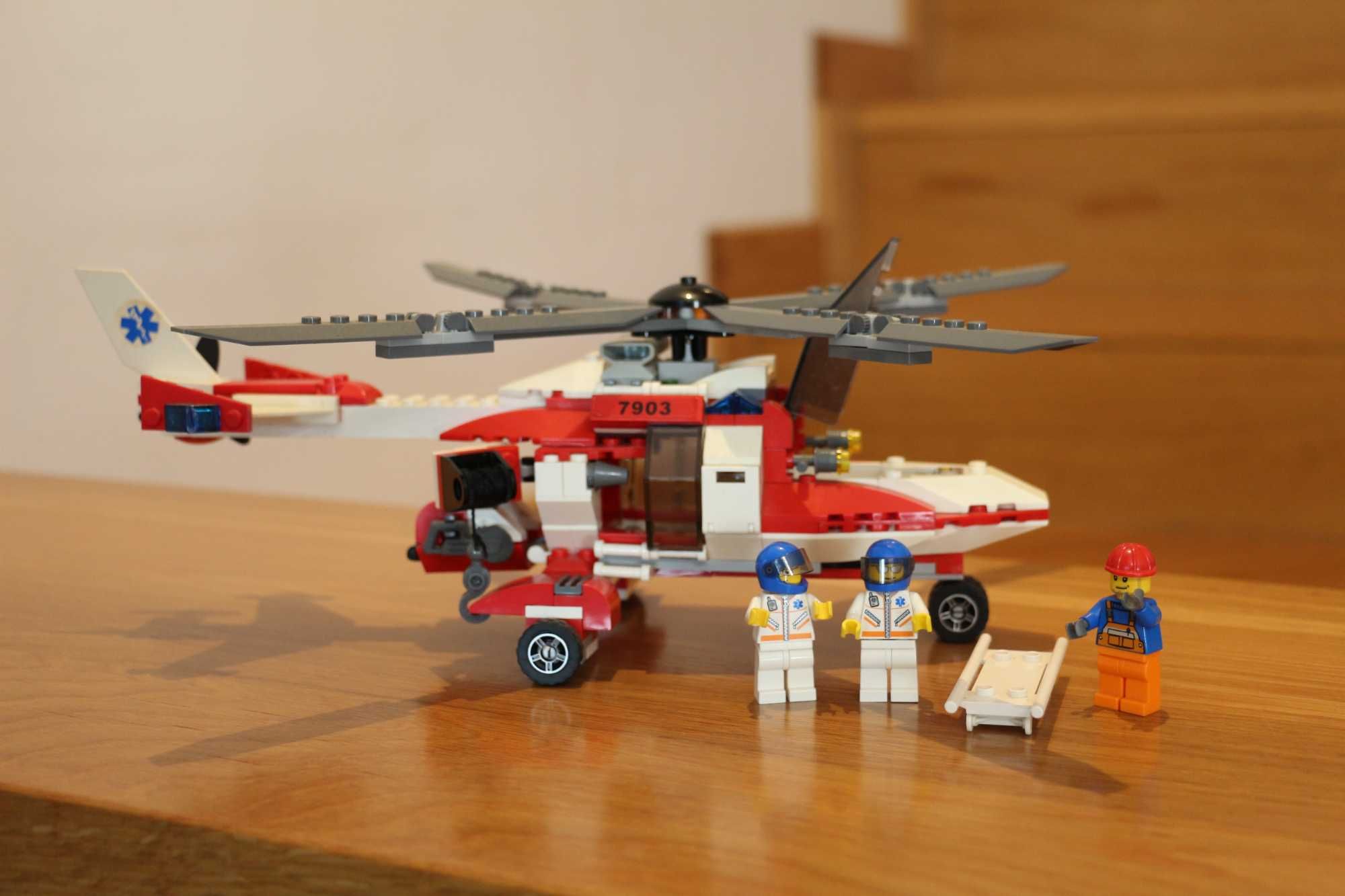 Lego helicóptero de resgate - 7903