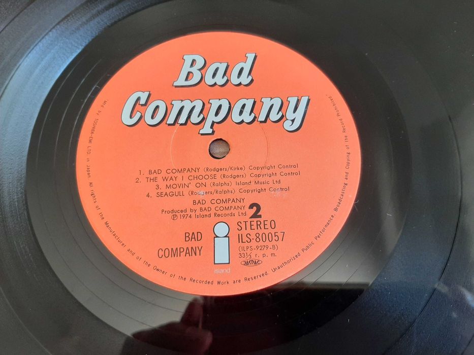 Bad Company - Bad Cº - Japão - Vinil LP