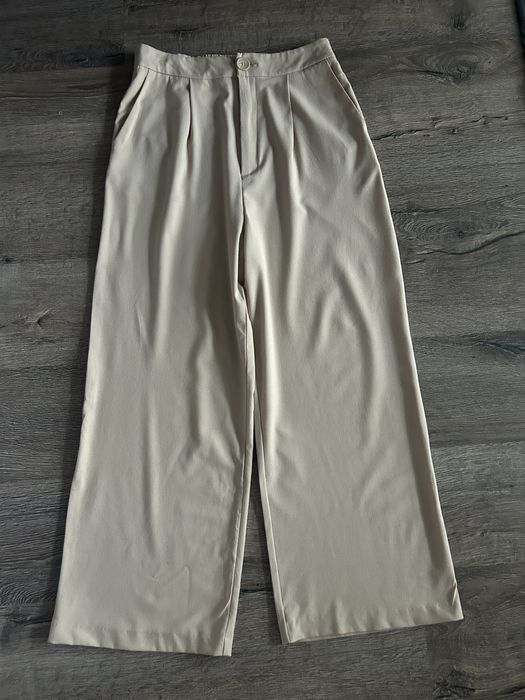 Штани брюки бежеві stradivarius l