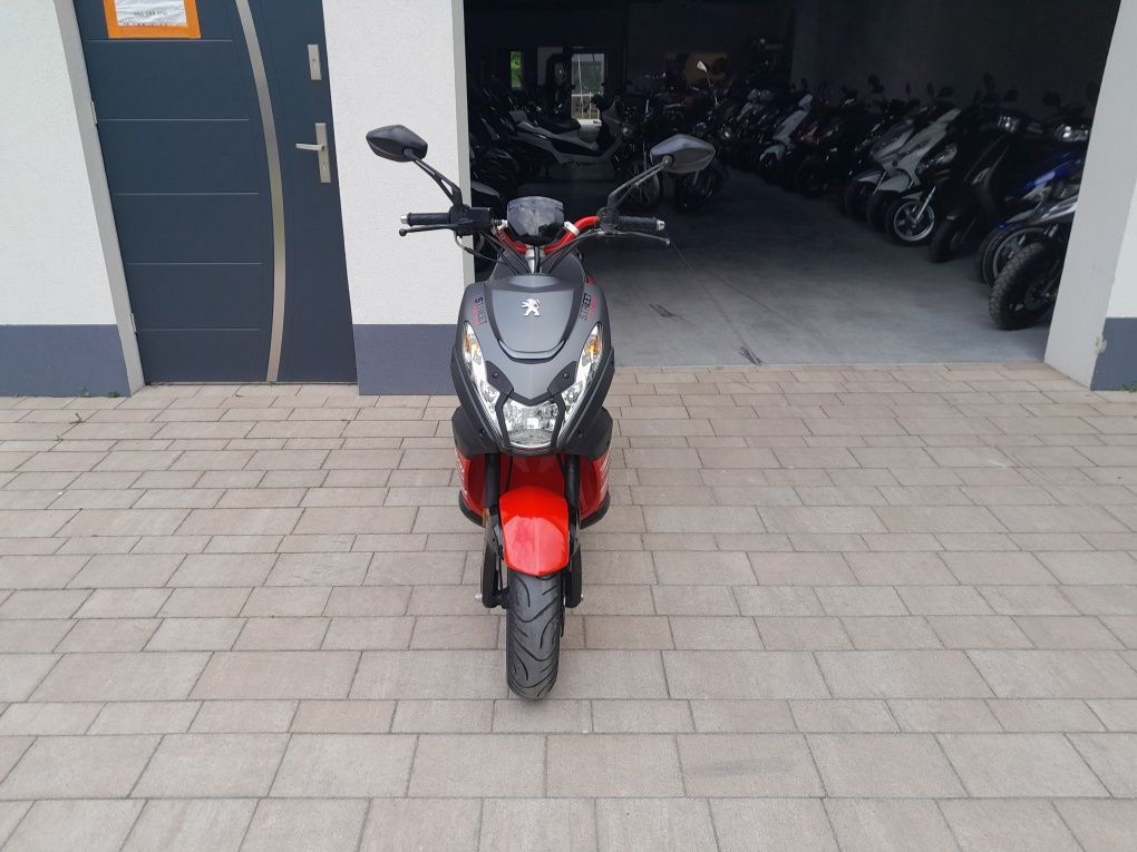 Peugeot Street Zone 50cc, 2t, niski przebieg, transport, fv, raty