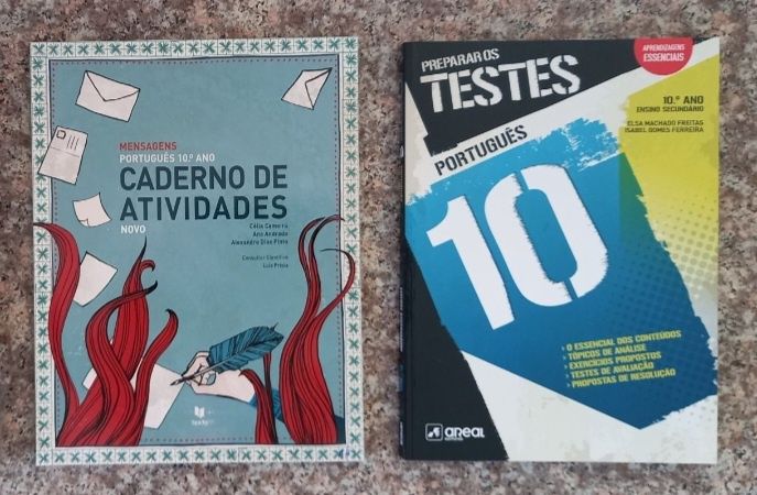 Manuais escolares e Cadernos Atividades / Exercícios 10.º