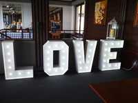 Napis LOVE podświetlany LED Kościerzyna wolne terminy