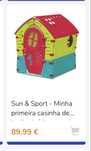 Casa infantil plastico Sun e Sport