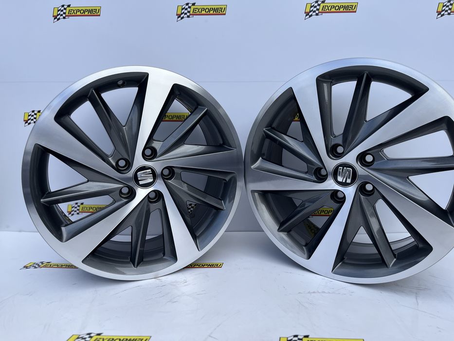 Jantes 18 Originais Seat 5x112. Espaçadores e pintura bombas