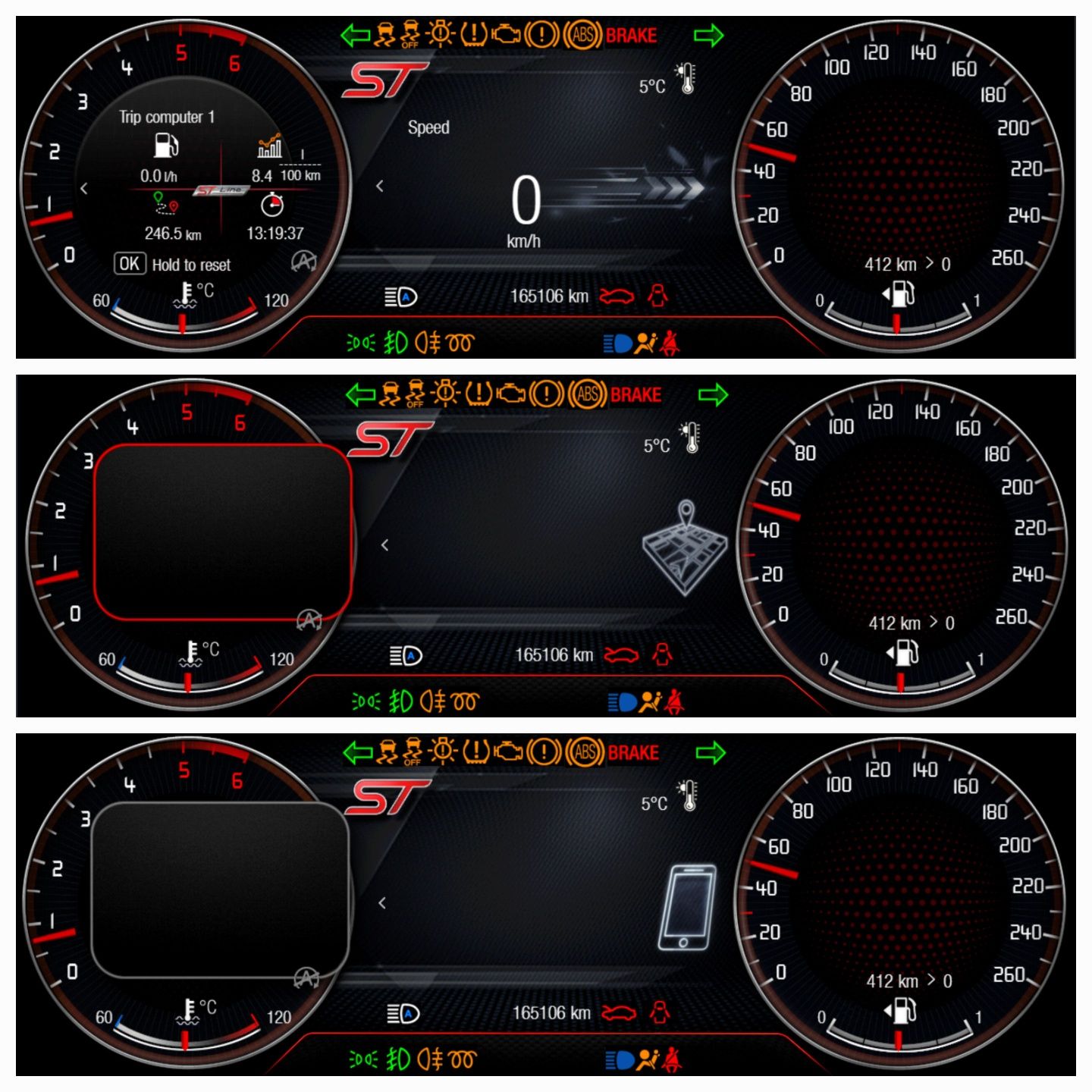 Licznik FORD aktualizacja Full Digitall + ramka 3D. JS. KS