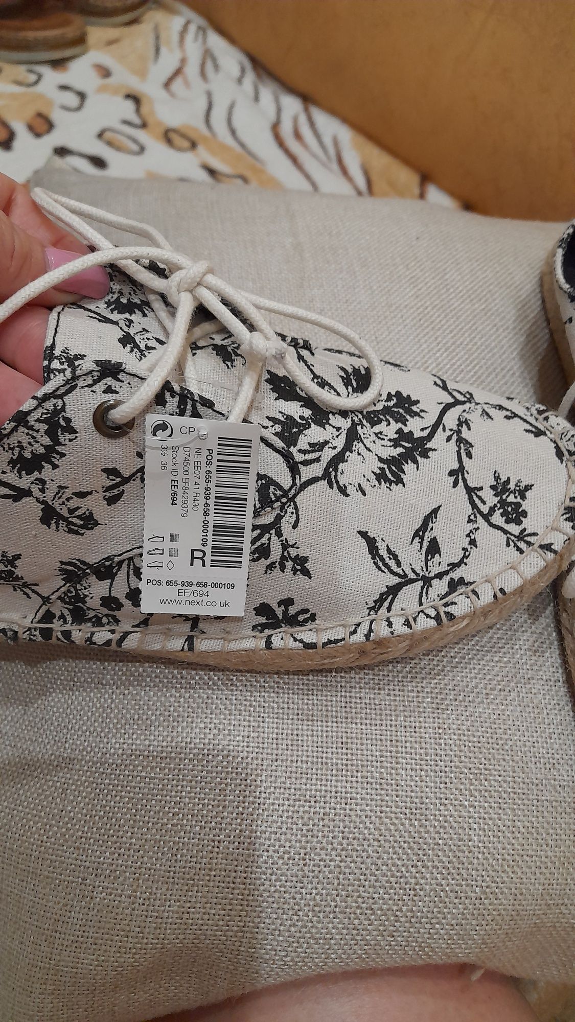 Продам макасины  ткань котон