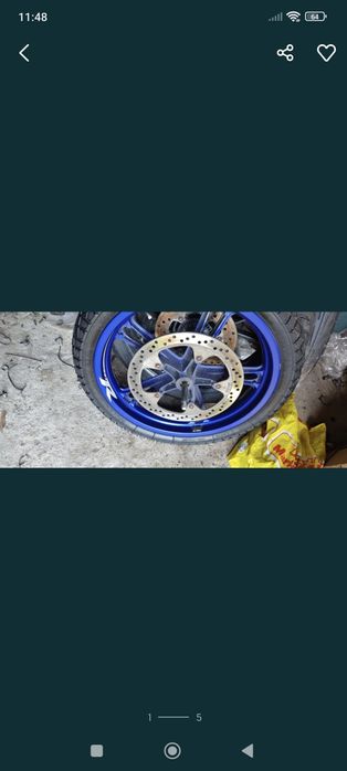 Yamaha yzf r 125 koło felga tarcza opona