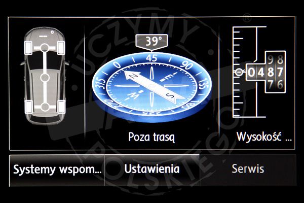 VOLKSWAGEN RNS850 TOUAREG polskie menu lektor mapa