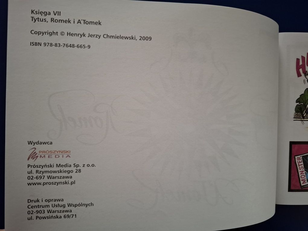 Tytus, Romek i Atomek, księga 7