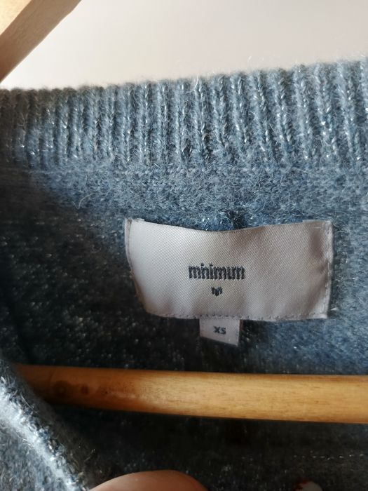 Miękki sweter z domieszką moheru i wełny