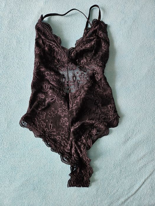Seksowne, koronkowe body czarne NOWE
