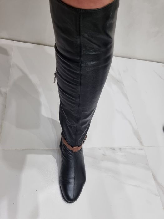 Сапоги, ботфорты, натуральная кожа Zara,Isabel Marant,Sasha Fabiani