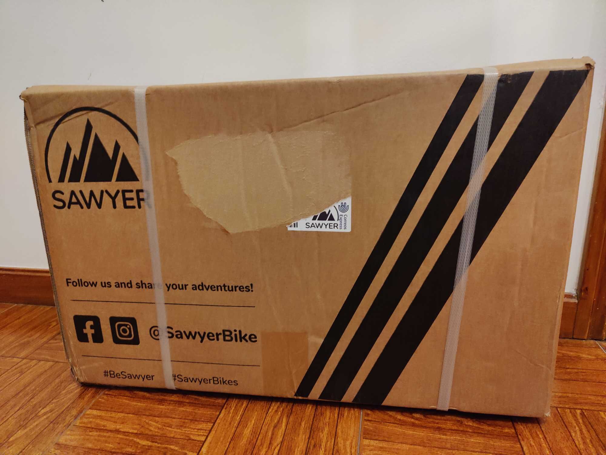 Bicicleta Sawyer, para crianças de 2-5 anos, nova (selada na caixa)
