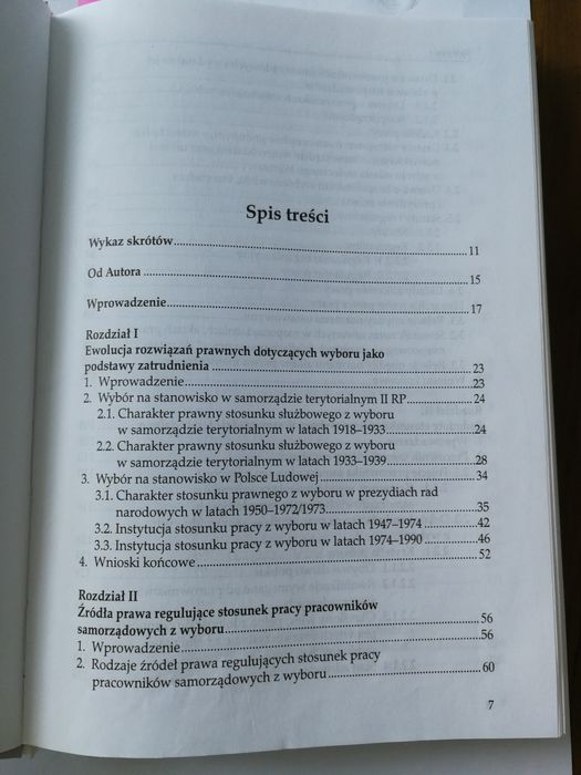 Wybór jako podstawa nawiązania stosunku pracy z pracownikami sam.