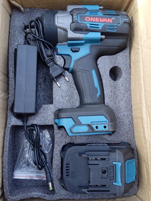 Гайковёрт аккумуляторный ONEVAN 2800n, 1,2 аккумулятор